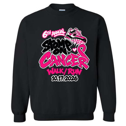 6th Annual Stomp on Cancer Crewneck Sweatshirt